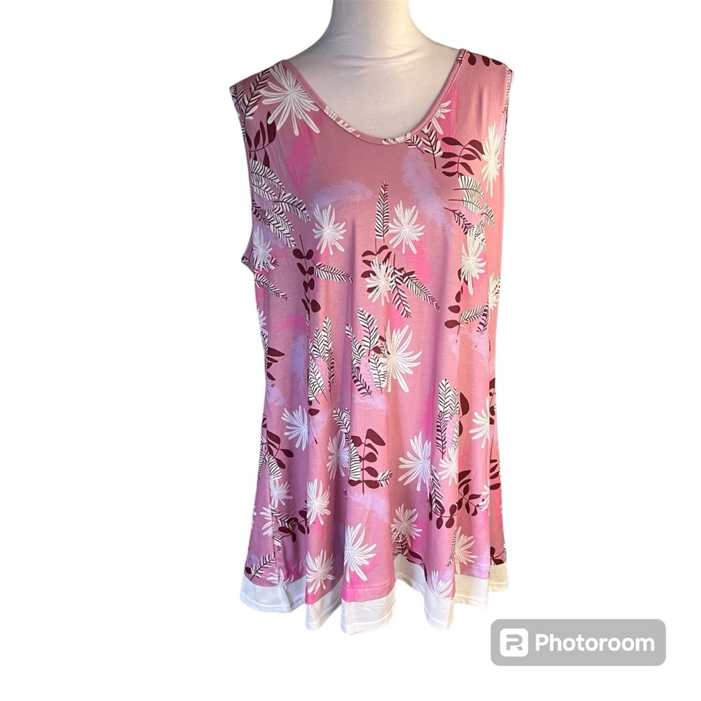 Retro 60s mod babydoll sleeveless macro floral mini summer dress Large